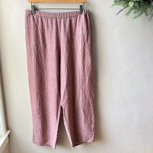 Flax Pink Wide Leg Pants